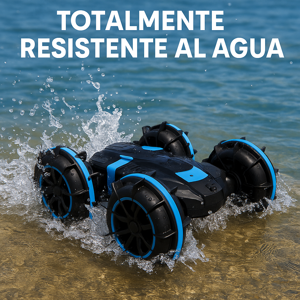 Coche RC Anfibio Resistente al Agua💦🚗