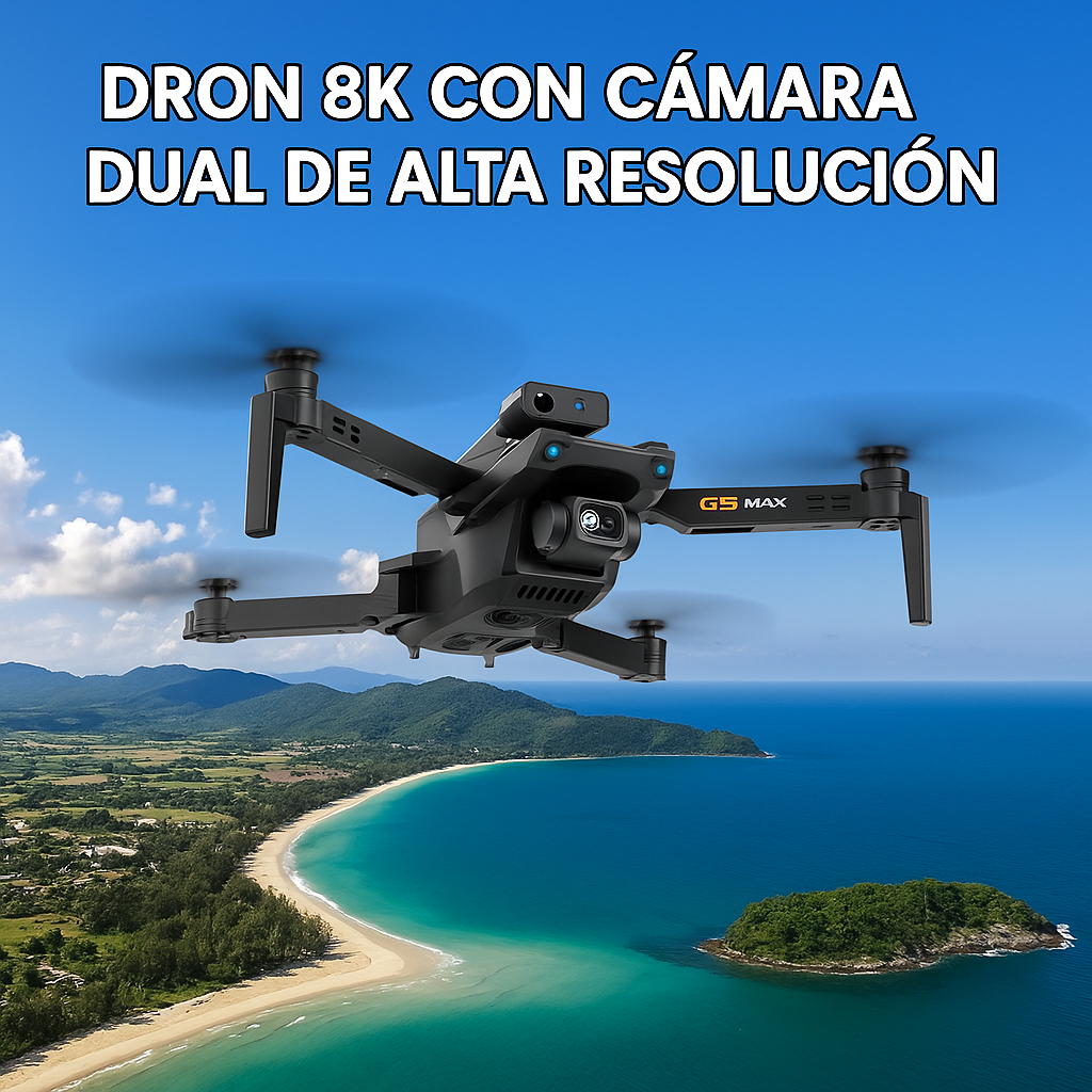 Dron G5™ - DRON Profesional con Doble Cámara Full HD 8K 😱OFERTA EXCLUSIVA😱