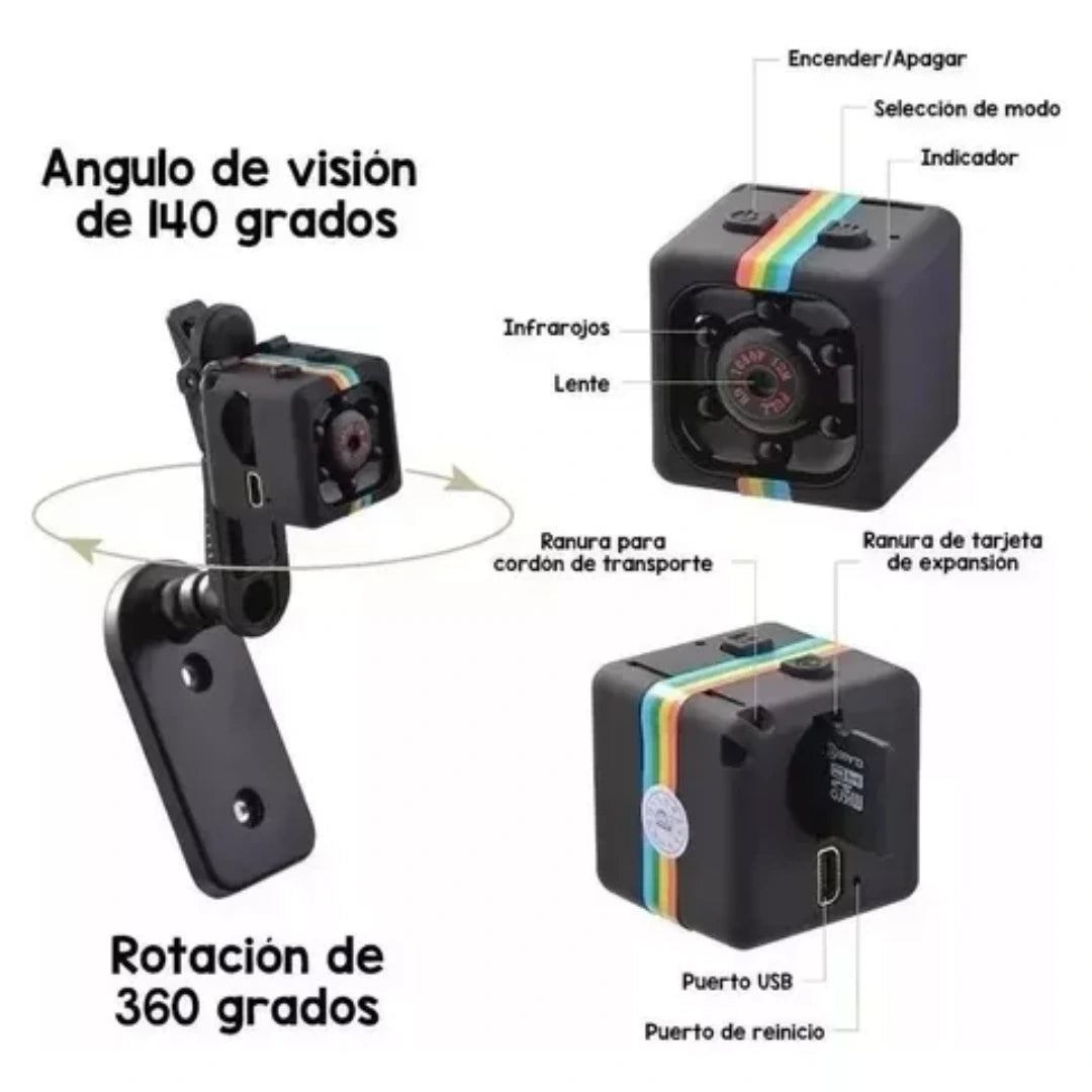 Mini Camara espía HD 1080 VISIÓN nocturna