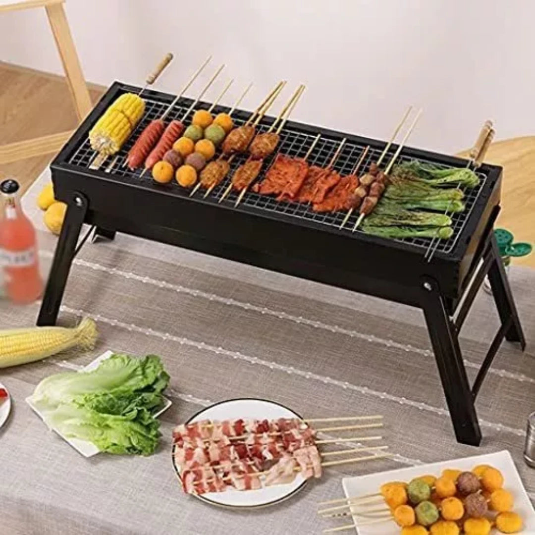 Parrilla De Carbón Portátil acero inoxidable