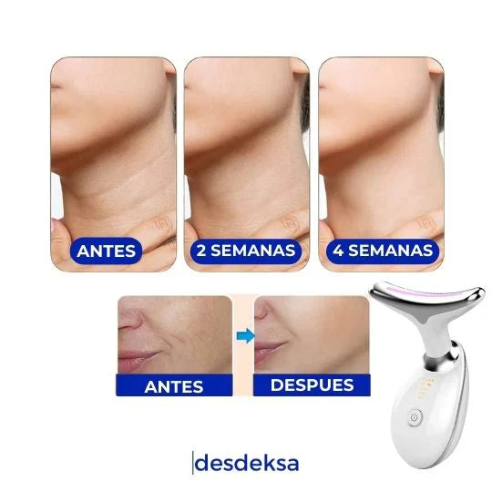 Rejuvenecedor Facial con 3 Modos de Vibración