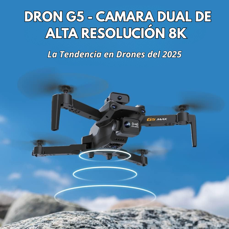 Dron G5™ - DRON Profesional con Doble Cámara Full HD 8K 😱OFERTA EXCLUSIVA😱