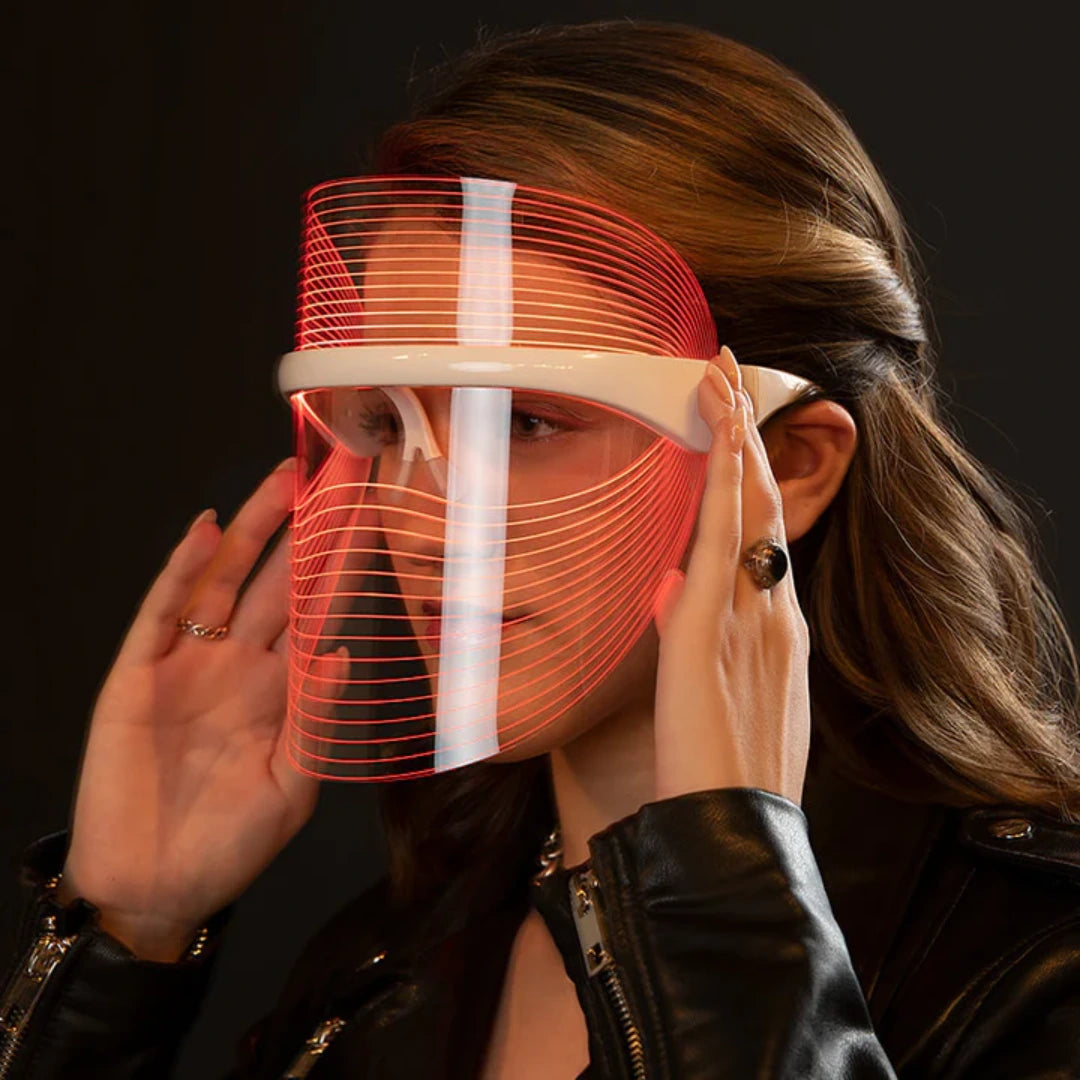 Máscara Facial Rejuvenecimiento terapia Luz led