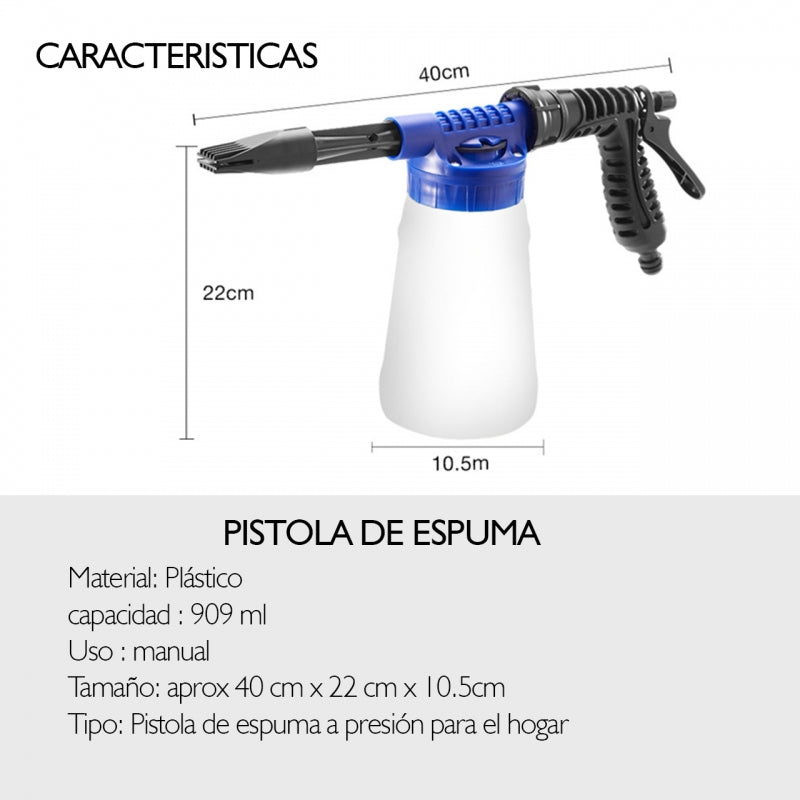 Ontel Pistola pulverizadora de manguera de espuma