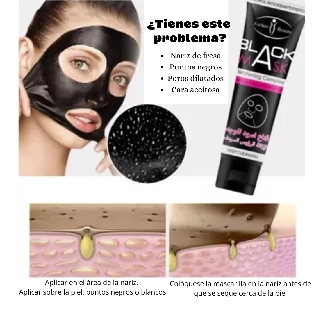 Mascarilla Para Puntos Negro De Barro Mineral Del Mar Muerto ( 2 x 1 )