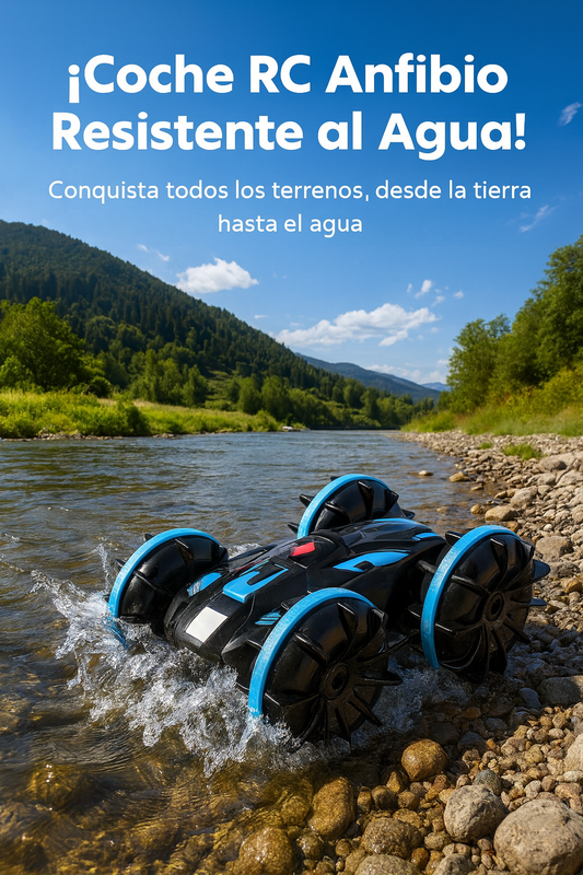 Coche RC Anfibio Resistente al Agua💦🚗
