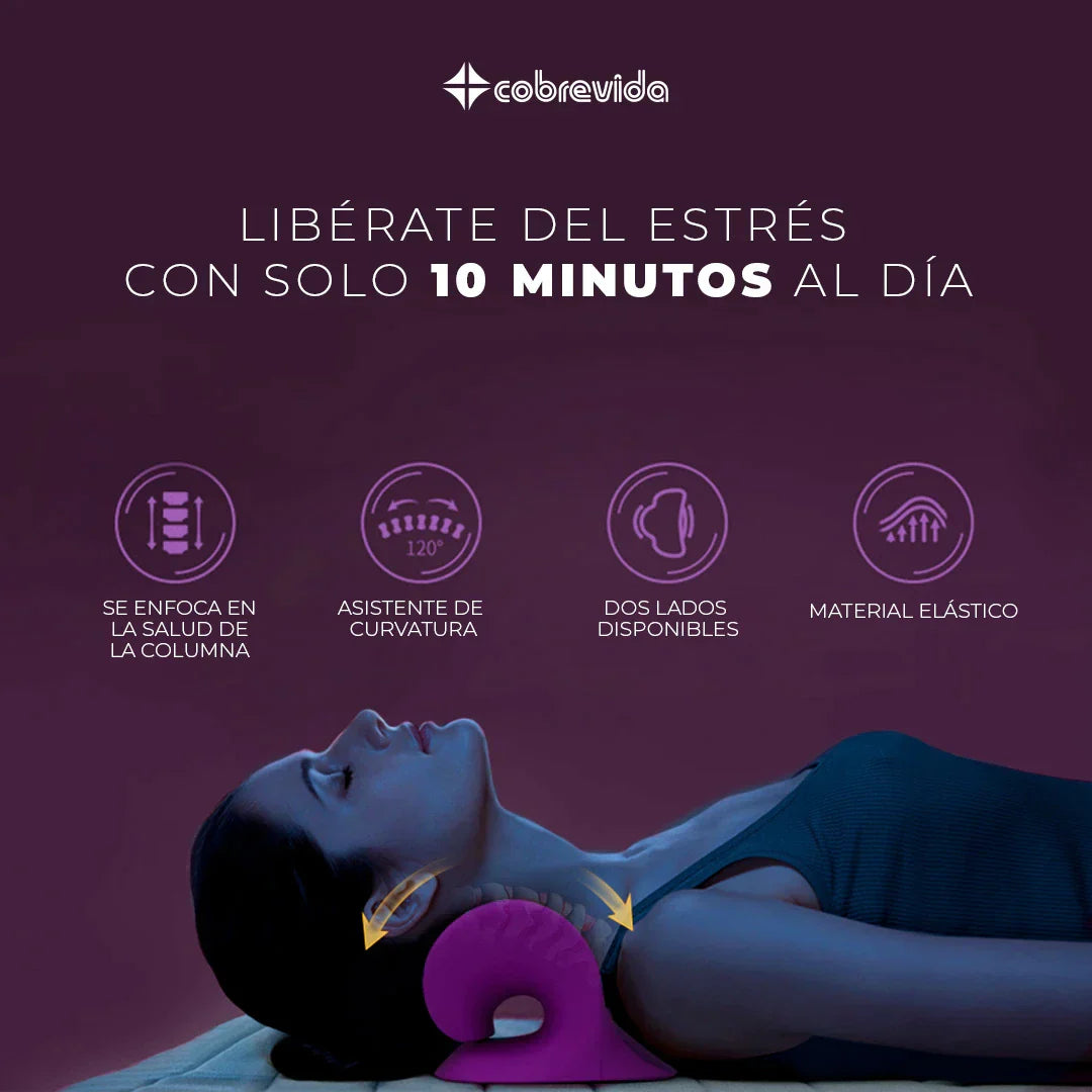 Almohada terapéutica de tracción cervical