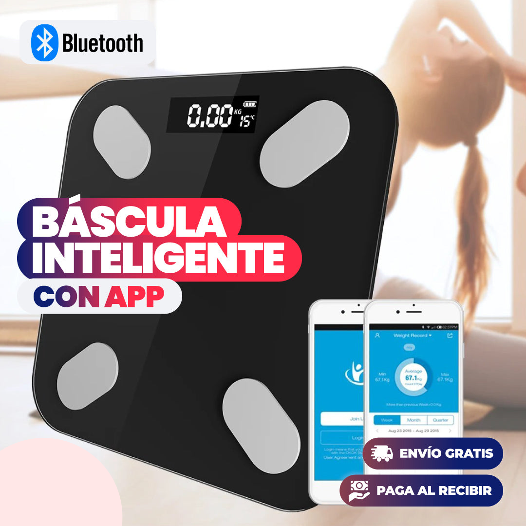 BÁSCULA INTELIGENTE CON BLUETOOTH