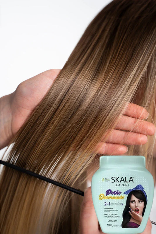 Skala®︎ Crema Capilar para Cabello Ondulado, lacio, Rizado (Crema 1000ml)