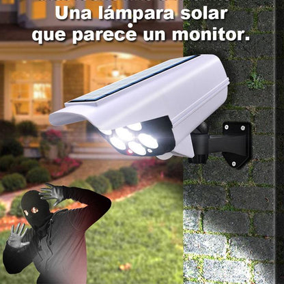 Foco Led solar - Lampara con forma de Cámara con control remoto