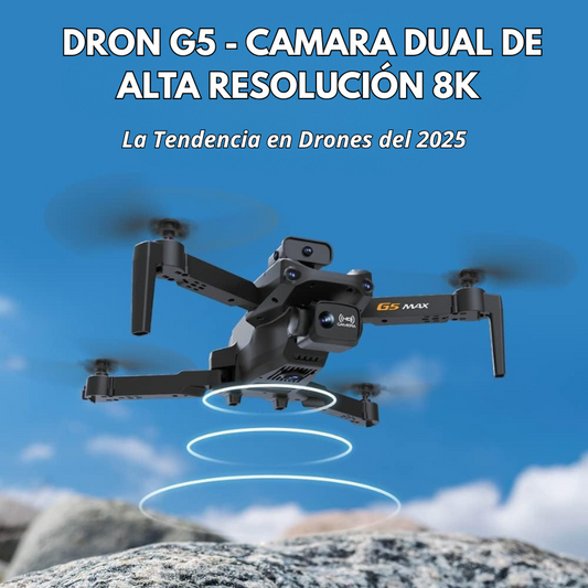 Dron G5™ - DRON Profesional con Doble Cámara Full HD 8K 😱OFERTA EXCLUSIVA😱