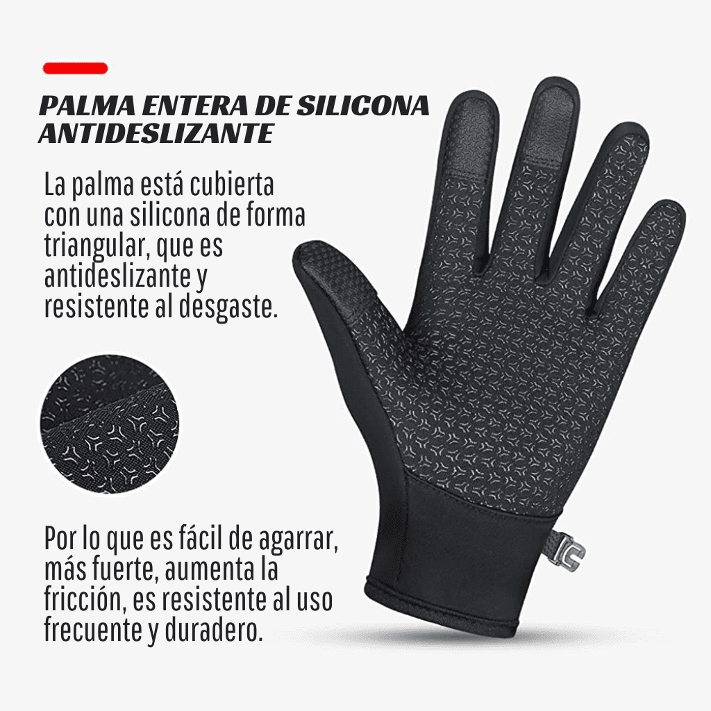 Guantes Impermeables Anti Sol y Lluvia con Dedo Touch-Screen